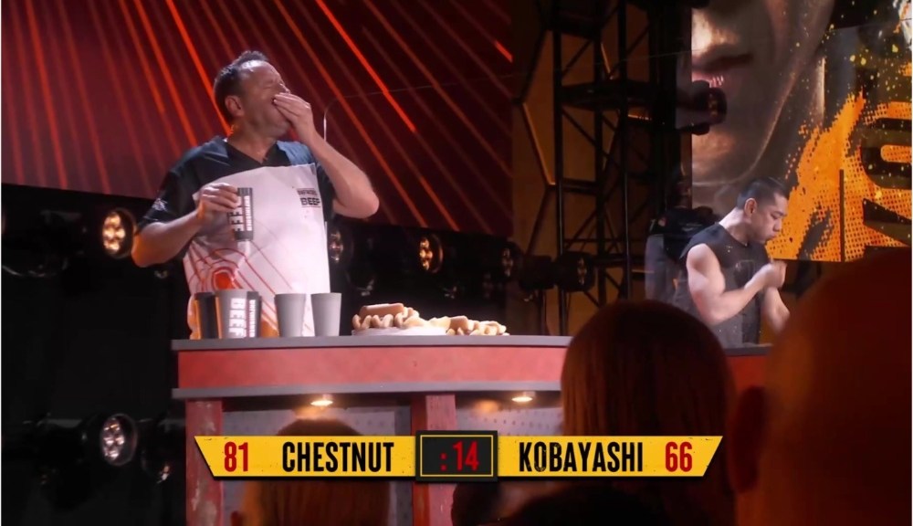 Joey Chestnut smoked Takeru Kobayashi during Netflix’s $100K hot dog eating contest and fans loved it