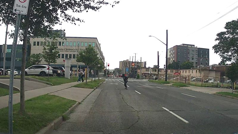 Video shows man used as ‘human shield’ during daytime shootout in Hamilton