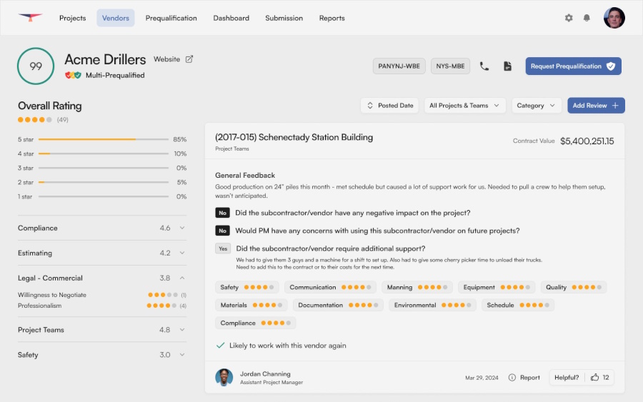 Subcontractor Rating and Management Platform Trestle Raises $2.3M