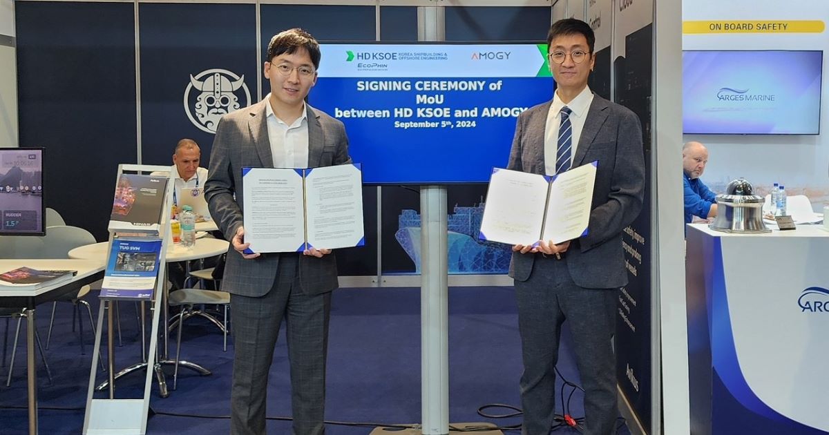 Amogy and HD KSOE EcoPhin to jointly work on ammonia-powered solutions for maritime sector