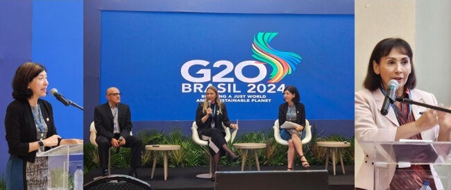 Antimicrobial resistance, One Health, and climate change top of the agenda at G20 event in Brazil