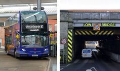 Bungling bosses humiliated as new electric buses too tall to go under bridge