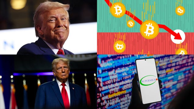 Donald Trump’s $2 billion stock windfall, Bitcoin falls, Super Micro Computer tanks: Markets news roundup