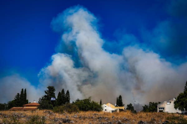 Hezbollah unleashes overnight rocket barrage of 50 rockets on Israel’s northern communities