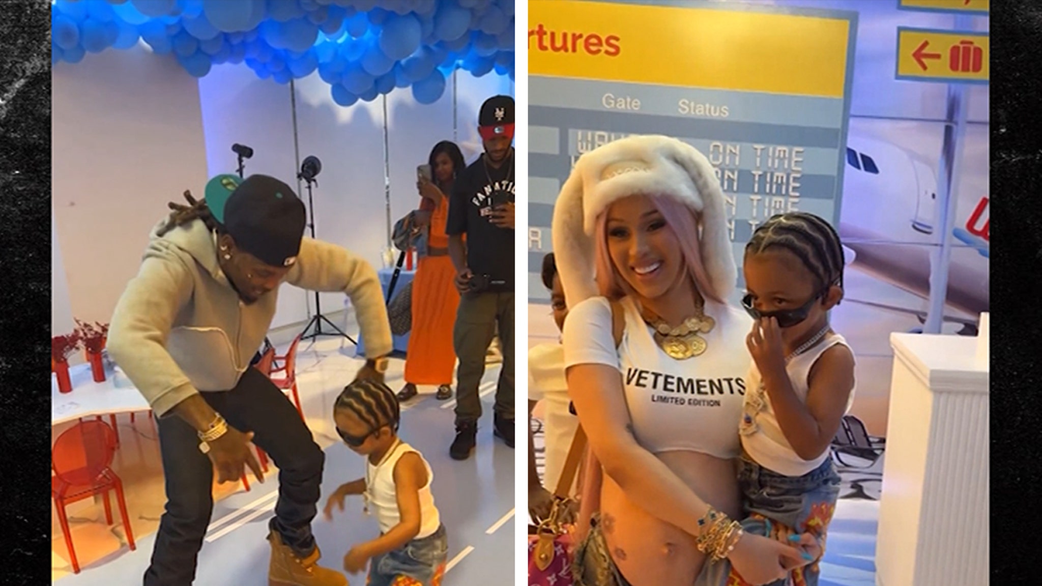 Cardi B and Offset Reunite for Wave’s Birthday Party Amid Divorce