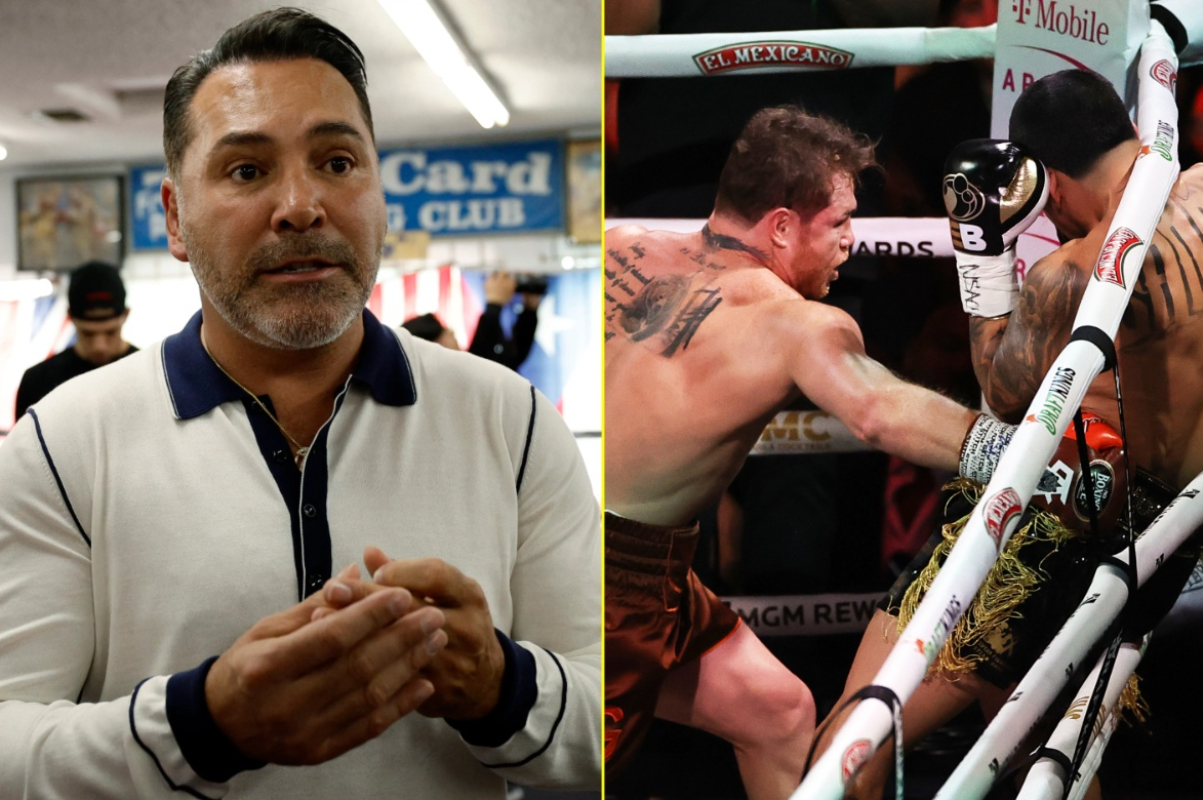 ‘I told you so’ – Oscar De La Hoya continues Canelo Alvarez feud with brutal reaction to Edgar Berlanga win