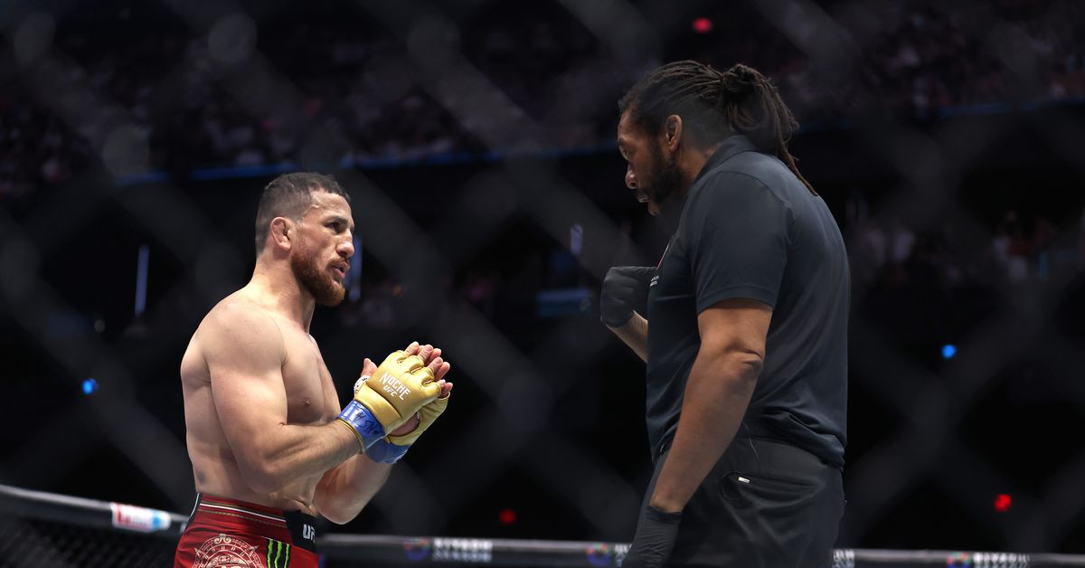 Merab Dvalishvili explains why he kissed Sean O’Malley’s back at UFC 306, Dana White responds