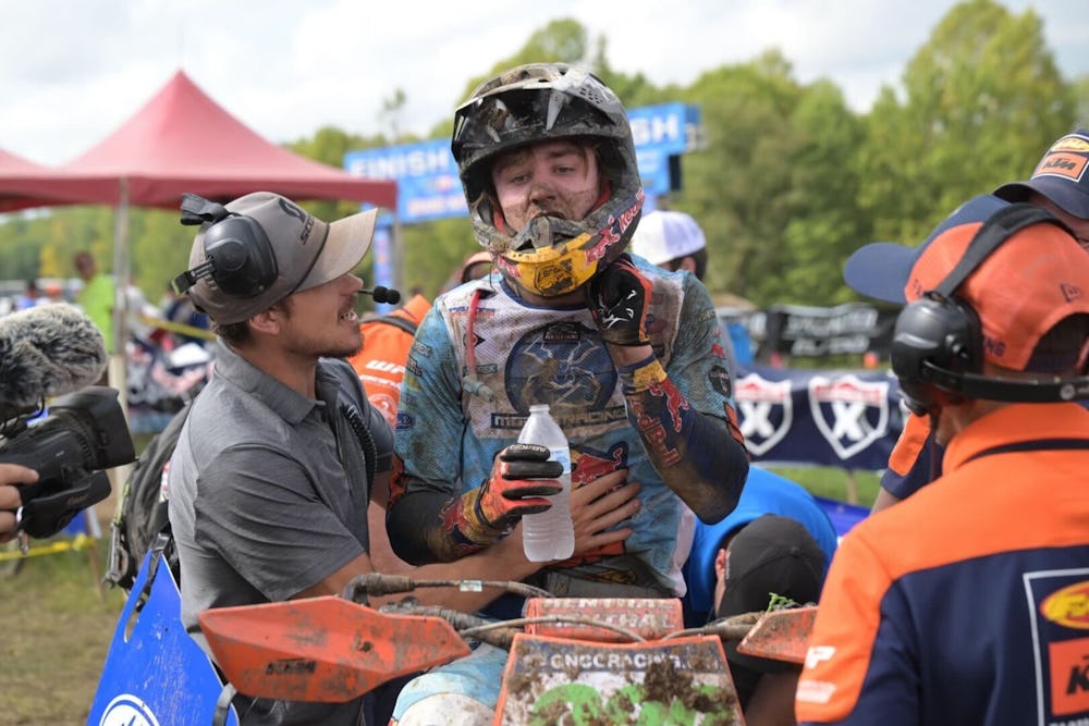 Grant Davis Grabs Buckwheat 100 GNCC Overall Win in West Virginia on a 250